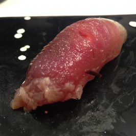 Hay-smoked Skip Jack tuna